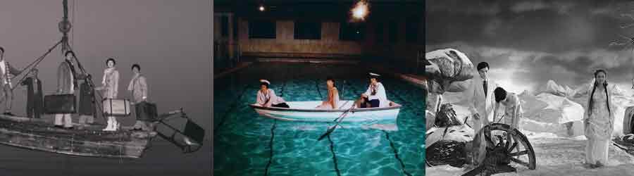 famous modern chinese photographers - 3 highlight pictures from Yang Fudong