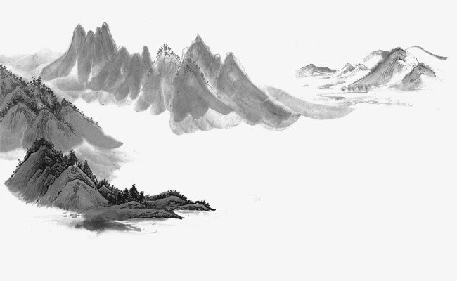 ink wash painting landscape