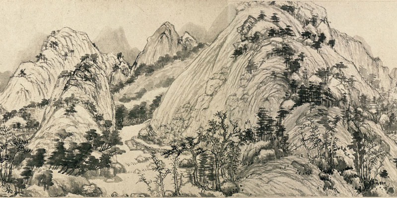 Chinese Landscape Painting by Huang Gongwang
