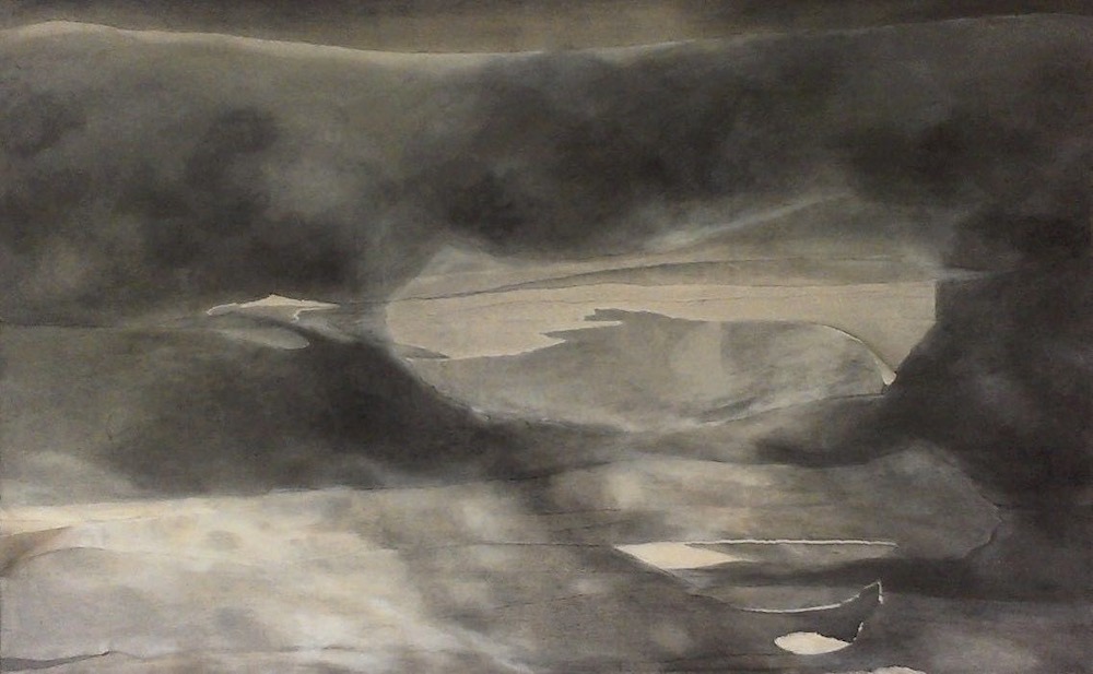 cloudscape paper collage