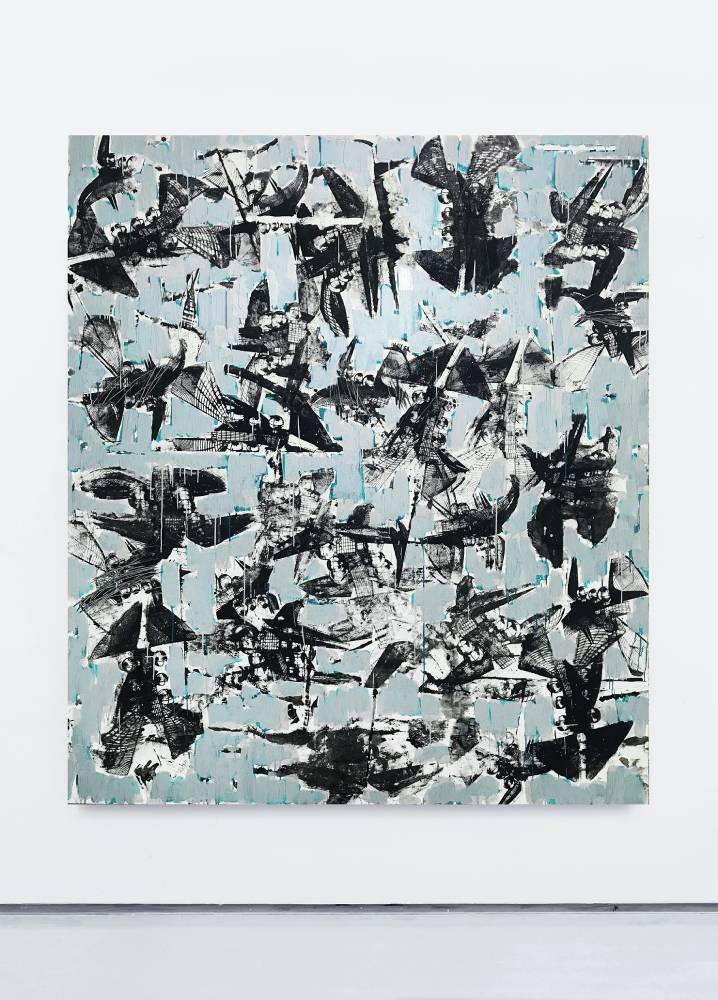 blue painting - canvas = prints = medical equipment