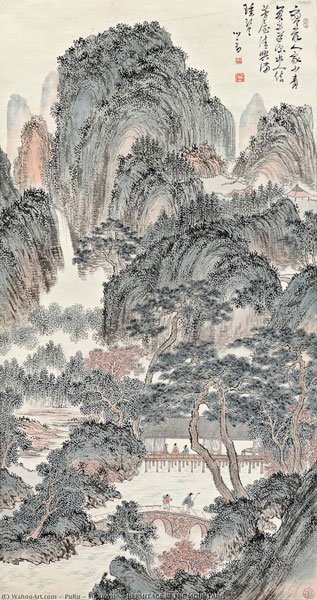 Puru guo hua painting